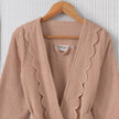 Valora 100% Cotton Women's Slim Fit Bathrobe Powder Pink (M)