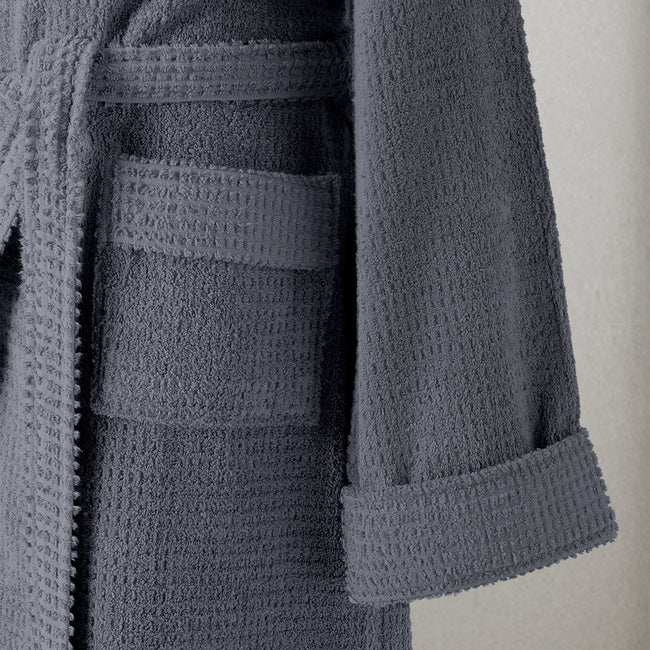 Verto 100% Cotton Unisex Bathrobe Indigo