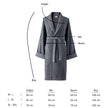 Verto 100% Cotton Unisex Bathrobe Indigo