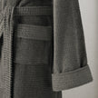 Verto 100% Cotton Unisex Bathrobe Anthracite