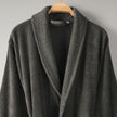 Verto 100% Cotton Unisex Bathrobe Anthracite